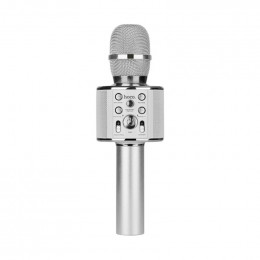Bluetooth-микрофон Hoco BK3 (серебристый)