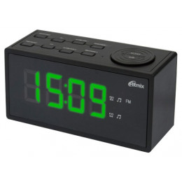 Настольные часы Ritmix RRC-1212 (черный)