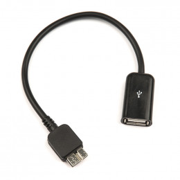 Адаптер OTG кабель microUSB-USB v3.0 Dialog HC-A5101