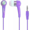 Наушники LongLife E107 (с микрофоном, фиолетовый)