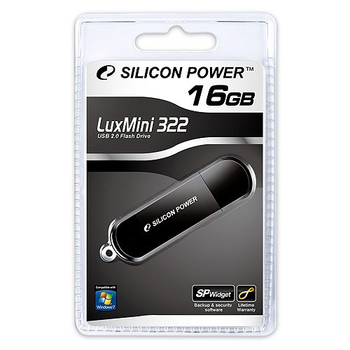 USB Flash Silicon-Power LuxMini 322 16 Гб (SP016GBUF2322V1K)