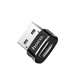 Адаптер Hoco UA6 USB - Type-C (черный)