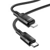 Кабель Hoco U106 USB Type-C - Lightning (1.2 м, черный)