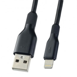 Кабель Perfeo USB Type-A - Lightning I4303 (3 м, черный)