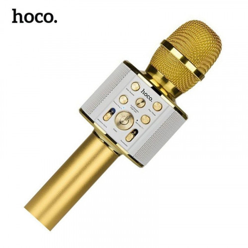 Bluetooth-микрофон Hoco BK3 (золотистый)
