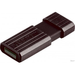 USB Flash Verbatim PinStripe черный 64 GB (49065)