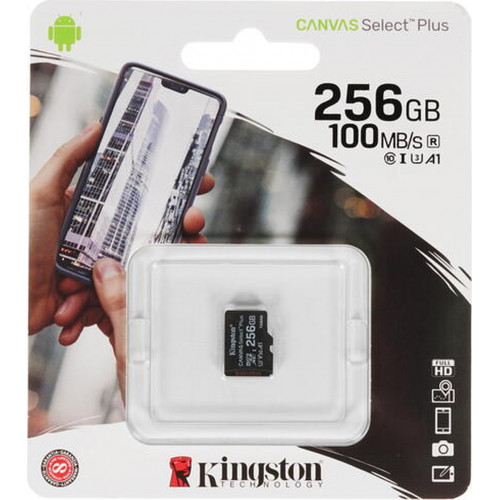 Карта памяти Kingston Canvas Select Plus microSDXC 256GB