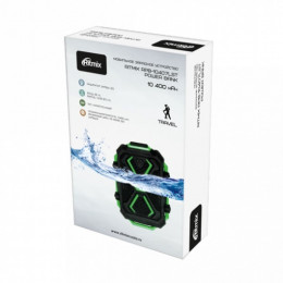 Внешний аккумулятор Ritmix RPB-10407LST/LT (черный/зеленый)