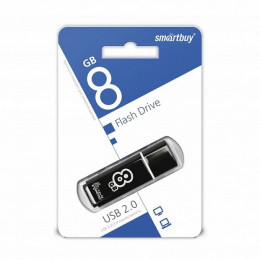 USB Flash SmartBuy Glossy Black 8GB (SB8GBGS-K)