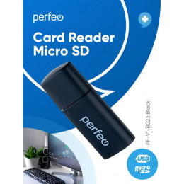 Картридер Perfeo Micro SD (PF-VI-R023 Black)