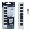 USB - Хаб 2.0 JC701 7USB Ports с переключателем (black)