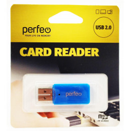 Картридер Perfeo Micro SD (PF-VI-R022 Blue)