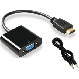 Кабель HDMI to VGA Adapter с AUX