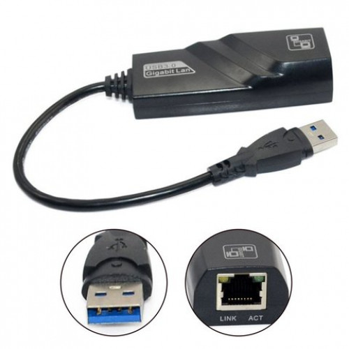 Внешняя сетевая карта A3531 USB 3.0 to RG45 (LAN)