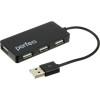 Perfeo USB-HUB 4 Port, (PF-VI-H023 Black) чёрный