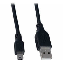 VS Кабель USB2.0 A вилка - Mini USB 5P вилка, длина 1 м. (U310)