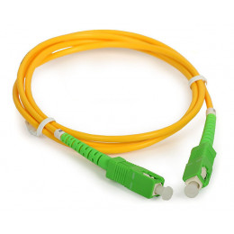 Шнур оптический SC/APC-SC/APS-G657A1-3.0-PVC, 7.5 метров