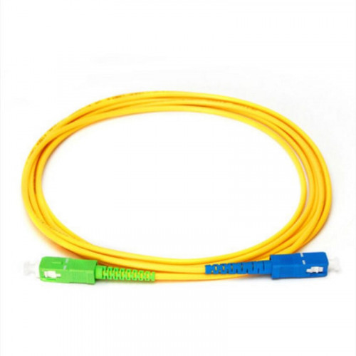 Шнур оптический SC/APC-SC/APS-G657A1-3.0-PVC, 1 метр