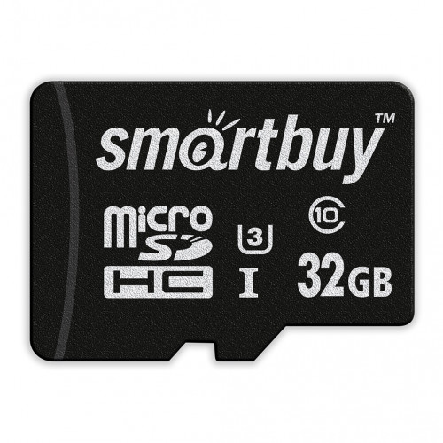 micro SDHC карта памяти Smart Buy 32GB Pro U3/A1/V30, 95/60 МБ/с [SB32GBSDCL10U3L-01] (с адаптером SD)
