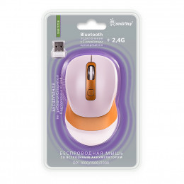 Опт. беспр. мышь SB X57 бежевая (SBM757DB) Dual BT+USB с зарядкой