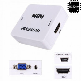 Конвертер MINI HDMI to VGA