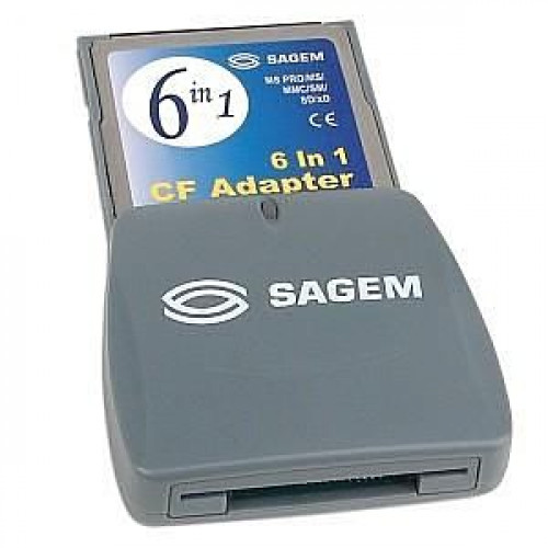 Карт адаптер Sagem CompactFlash to MS Pro/MS/MMC/SM/SD/xD, Китай