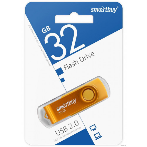 USB флэш-диск Smart Buy 32GB Twist Yellow