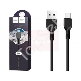 Кабель Hoco X20 USB Type-C (1 м, черный)