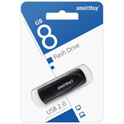USB флэш-диск Smart Buy 8GB Scout Black