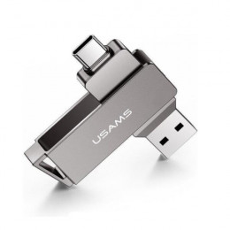 USB Flash Usams Type-C+USB3.0 Rotatable High Speed Flash Drive 32GB