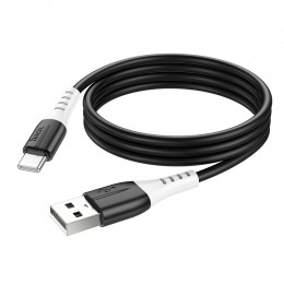 Кабель HOCO X82 USB - Type-C, 3A, 1м, (Силиконовый), black