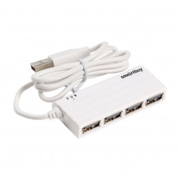 USB-хaб Smartbuy 6810 на 4 порта, белый