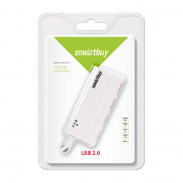 USB-хaб Smartbuy 6810 на 4 порта, белый