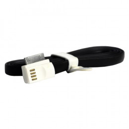 USB - 30-pin для Apple, 1 м, черный, магнитный, дата-кабель Smartbuy
