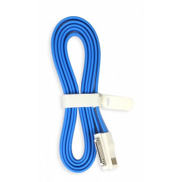 USB - 30-pin для Apple, 1 м, голубой, магнитный, дата-кабель Smartbuy