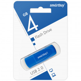USB 2.0 флэш-диск Smartbuy 4GB Scout Blue