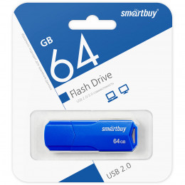 USB 2.0 флэш-диск Smartbuy 64Gb Clue Blue