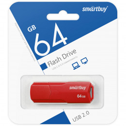 USB 2.0 флэш-диск Smartbuy 64Gb Clue Red