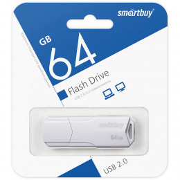 USB 2.0 флэш-диск Smartbuy 64Gb Clue White