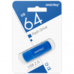 USB 2.0 флэш-диск Smartbuy 64Gb Scout Blue