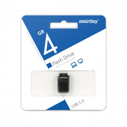 USB 2.0 флэш-диск Smartbuy ART Black 4GB