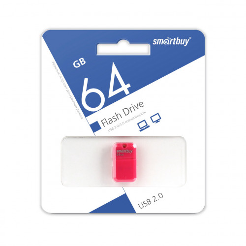 USB 2.0 флэш-диск Smartbuy ART Pink 64GB