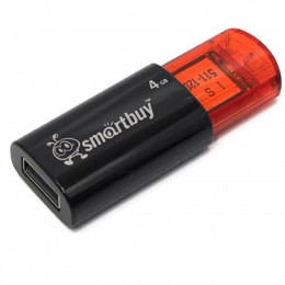 USB 2.0 флэш-диск Smartbuy Click Black-Red 4GB