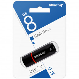 USB 2.0 флэш-диск Smartbuy Crown Black 8GB