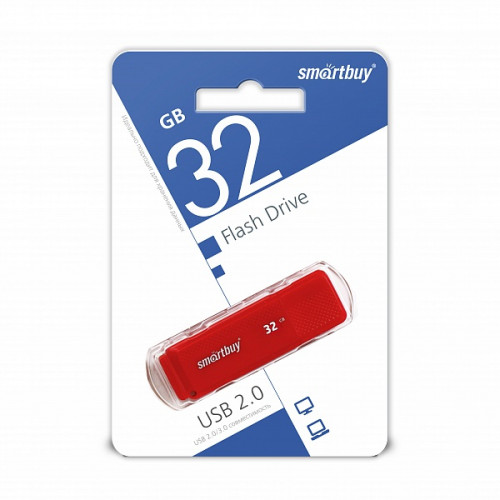 USB 2.0 флэш-диск Smartbuy Dock Red 32GB