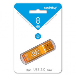 USB 2.0 флэш-диск Smartbuy Glossy Series Orange 8GB