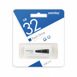 USB 2.0 флэш-диск Smartbuy IRON White/Black 32Gb