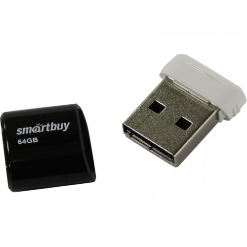 USB 2.0 флэш-диск Smartbuy LARA Black 64GB