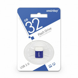 USB 2.0 флэш-диск Smartbuy LARA Blue 32Gb