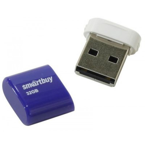 USB 2.0 флэш-диск Smartbuy LARA Blue 32Gb